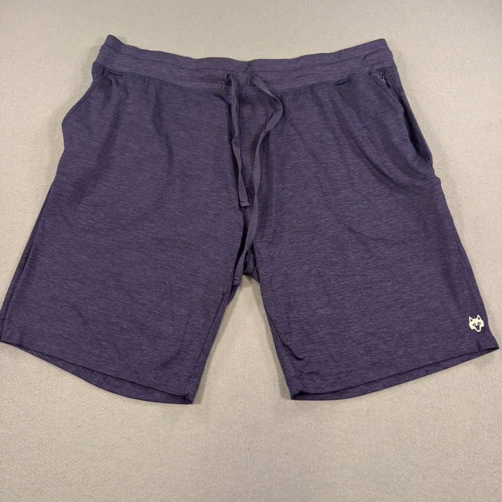Greyson Clothiers Brrr Cooling Lounge Shorts Navy Heather Space Dye Mens XL